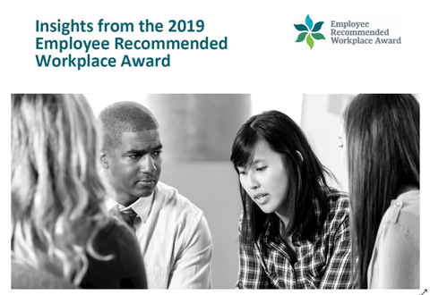 2019 Employee Recommended Workplace Award Benchmarks